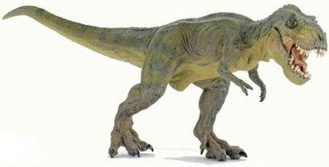 Figurine T-Rex vert à la course