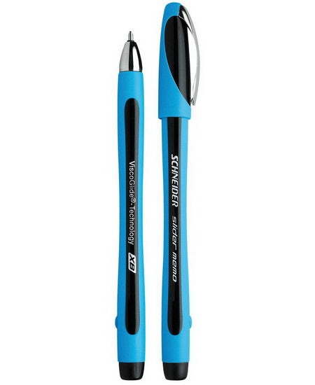 Stylo à bille Memo noir point large