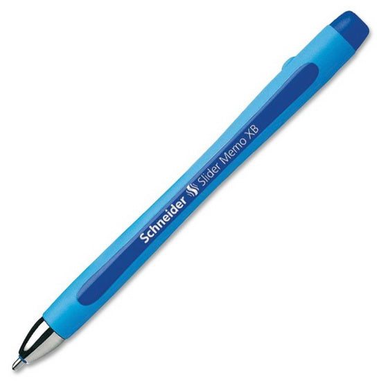 Stylo à bille Memo bleu pointe large