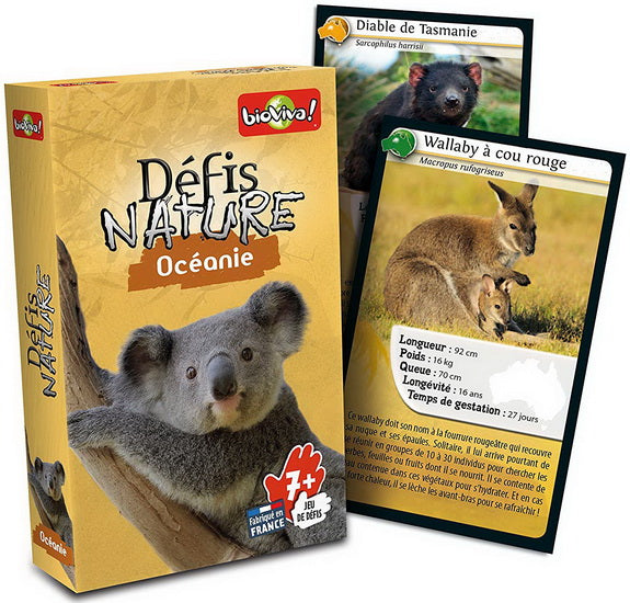 Cartes Défis nature Océanie