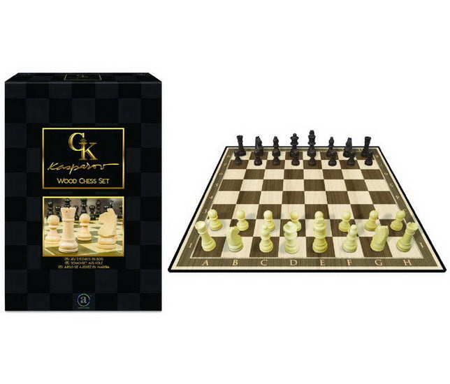Jeu d'échecs Kasparov en bois