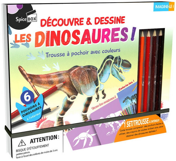 Découvre et dessine les dinosaures