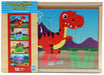 Casse-tête en bois 4 en 1 Dinosaures