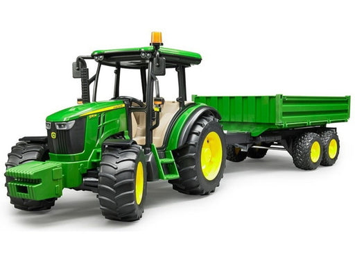 Tracteur avec remorque basculante John Deere 5115M
