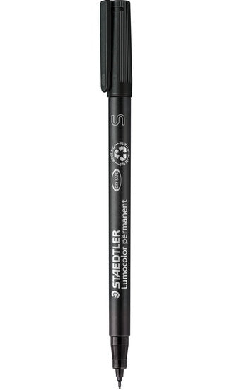 Marqueur Lumocolor permarnent super fin noir