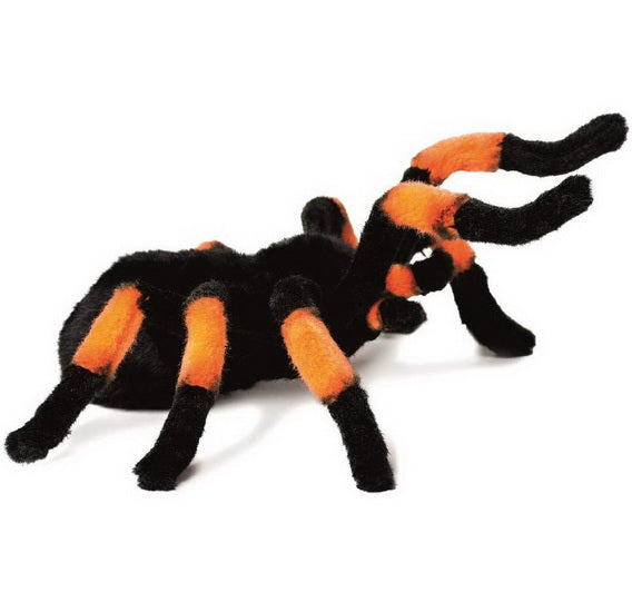 Peluche tarentule orange 30cm
