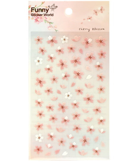 Gommettes fleurs de cerisiers