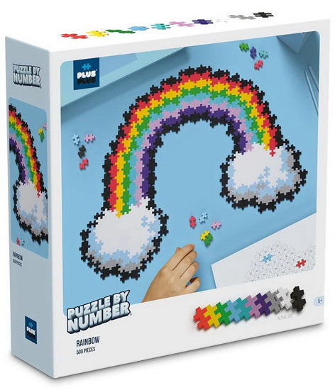 Casse-tête par numéros arc-en-ciel  500 mcx