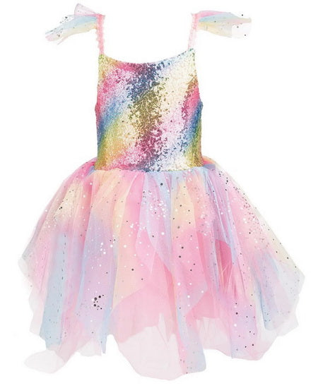Robe et ailes fée arc-en-ciel 5-6 ans
