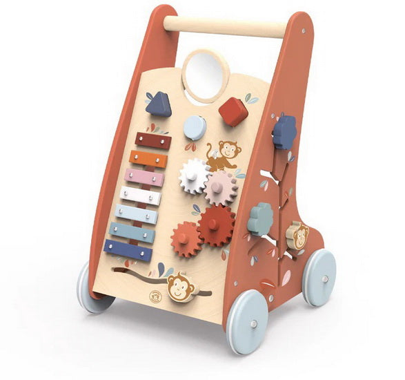 Chariot multi-activités en bois