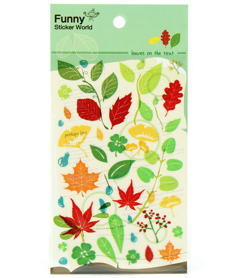 Gommettes feuilles d'arbres
