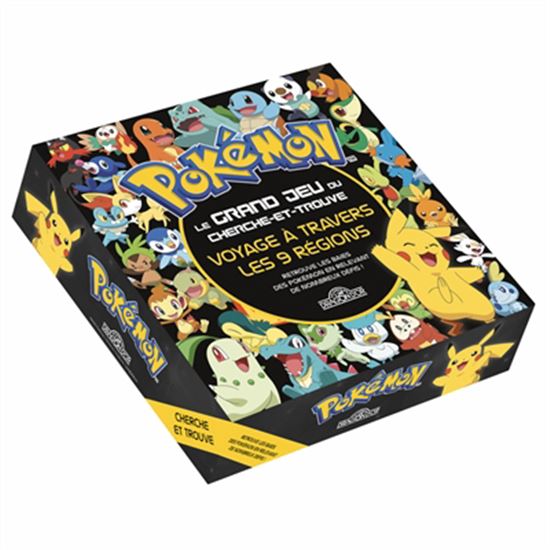 Pokémon : voyage à travers les 9 régions : le grand jeu du cherche-et-trouve Cof.