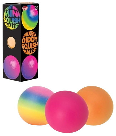 Ens. 3 mini scrunchems balles multicolores