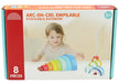 Arc-en-ciel en bois empilable