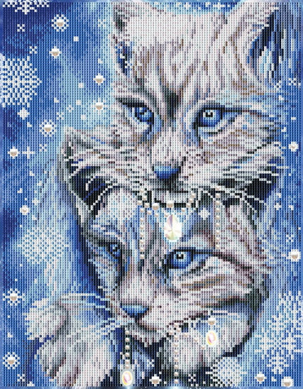 Lynx de l'hiver bleu