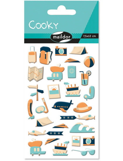 Autocollants Cooky : Autour du monde