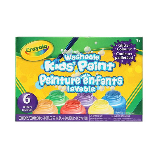 Ens. peinture pailletées lavables pour enfant