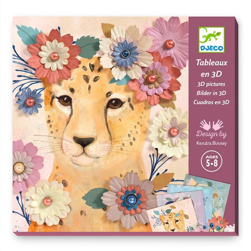 TABLEAUX EN 3D - COURONNES DE FLEURS