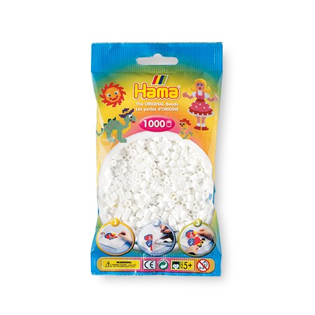 Ens. 1 000 perles Blanc