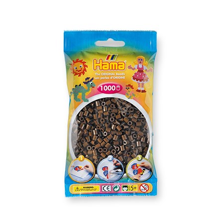 Ens. 1 000 perles Brun