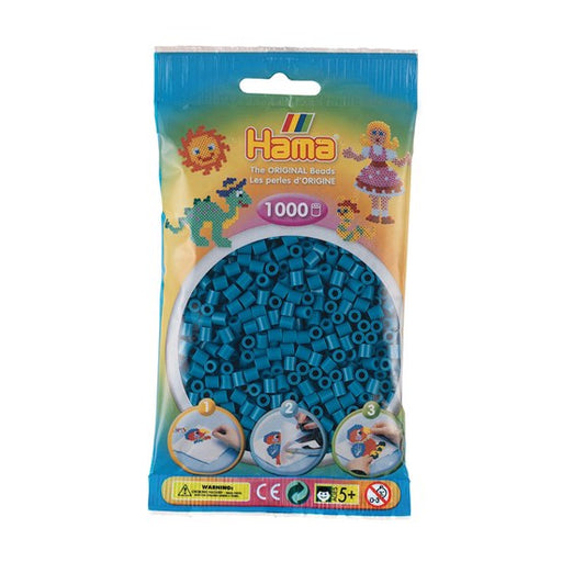 Ens. 1 000 perles Bleu pétrole