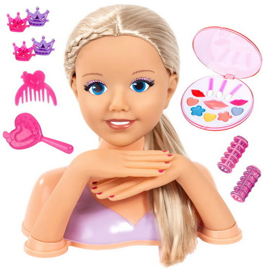 Lisa Top Model – Tête à coiffer avec maquillage (27cm) – Blonde