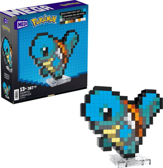 MEGA Pokémon Carapuce pixel