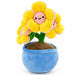 Peluche plante jaune