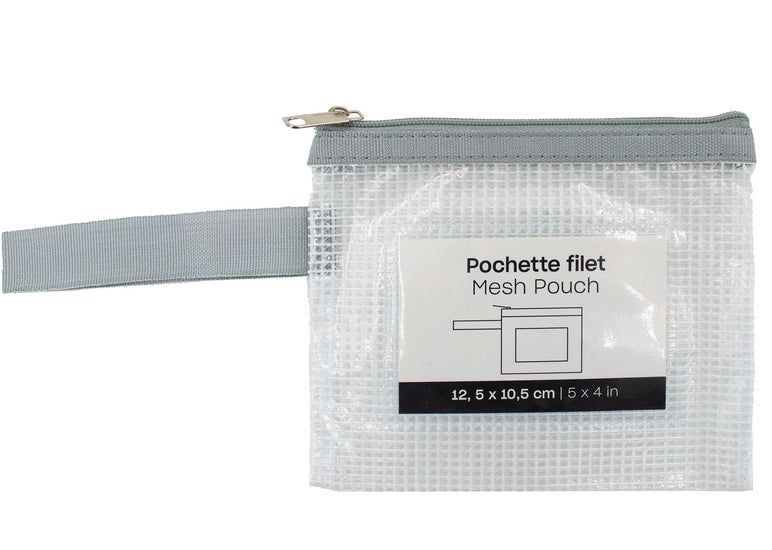 Pochette filet grise - 5x4po