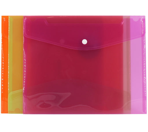 Ens. 3 enveloppes translucides format Lettre 3AS