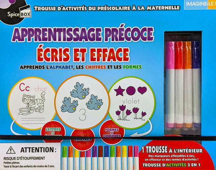 Apprentissage précoce : écris et efface