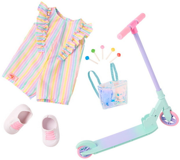 Trottinette de luxe avec tenue Lollipop