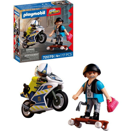 Course-poursuite en moto
