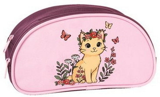 Étui à crayon demi-lune Chat