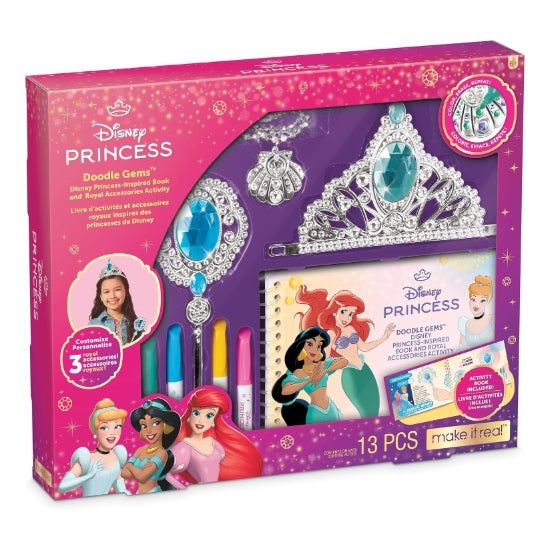 Ensemble Princesses Disney et activités d'accessoires royaux