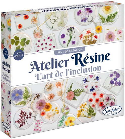 Atelier résine : l'art de l'inclusion