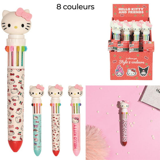 Stylo 10 couleurs Hello Kitty 3AS