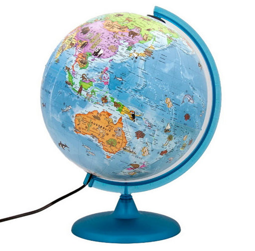 Globe terrestre bleu – 30cm
