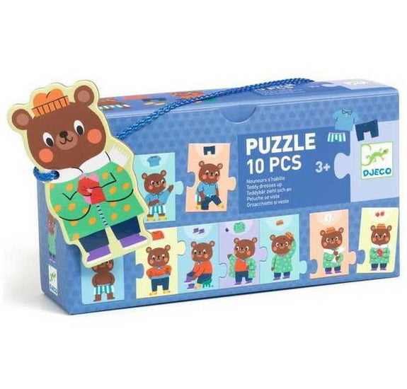 Puzzle frise : Nounours s'habille 10 mcx