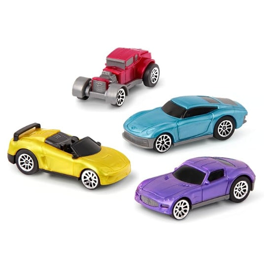 Ensemble de 4 voitures de course