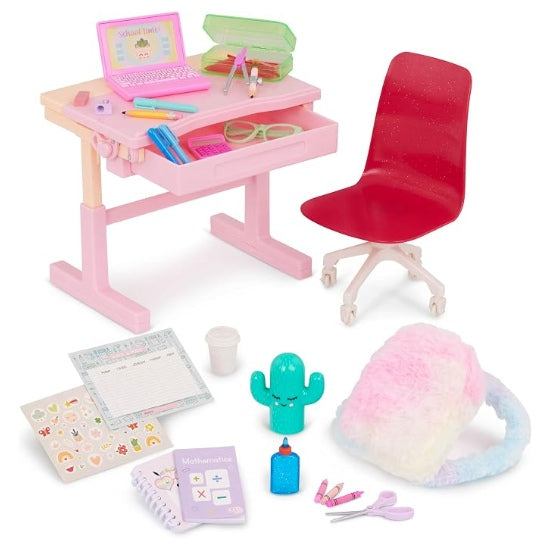 Ensemble bureau pour poupée