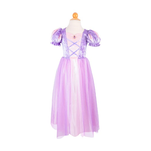 Robe de princesse velours Raiponce 5-6 ans