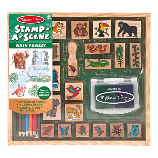 Étampes en bois forêt tropicale