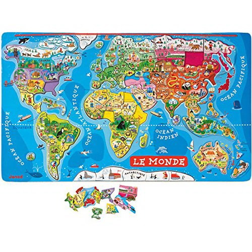 Puzzle Monde magnétique